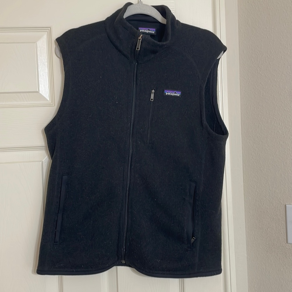 Patagonia Vest Mens M Black Fleece